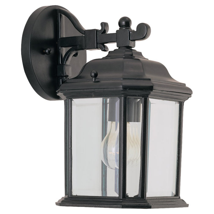 Generation Lighting. - 84029-12 - One Light Outdoor Wall Lantern - Kent - Black