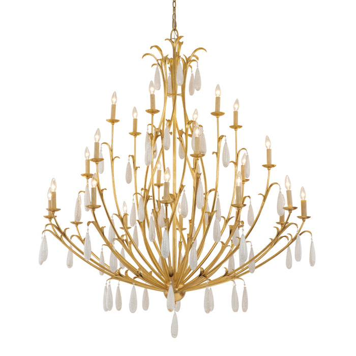 Corbett Lighting - 293-724-GL - 24 Light Chandelier - Prosecco - Gold Leaf