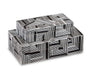 Currey and Company - 1200-0510 - Box - Cade - Black/White