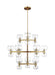 Visual Comfort Studio - KSC10124BBSCG - 24 Light Chandelier - Londyn - Burnished Brass with Clear Glass