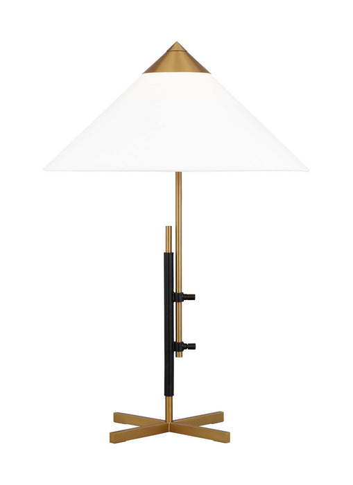 Visual Comfort Studio - KT1281BBSBNZ1 - One Light Table Lamp - Franklin - Burnished Brass and Deep Bronze