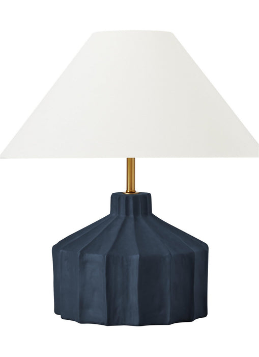 Visual Comfort Studio - KT1321MMBW1 - One Light Table Lamp - Veneto - Matte Medium Blue Wash