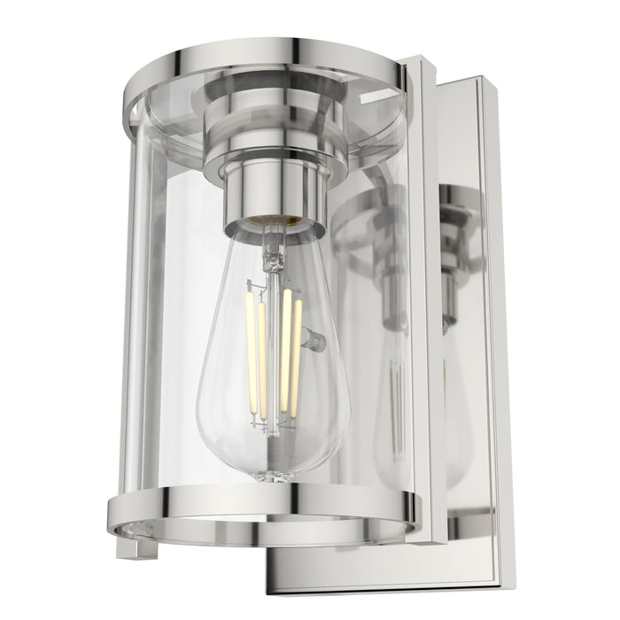 Hunter - 19961 - One Light Wall Sconce - Astwood - Polished Nickel