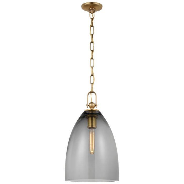 Visual Comfort Signature - CHC 5426AB-SMG - LED Pendant - Andros - Antique-Burnished Brass