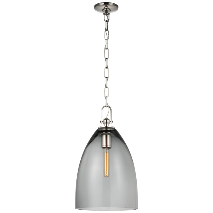 Visual Comfort Signature - CHC 5426PN-SMG - LED Pendant - Andros - Polished Nickel