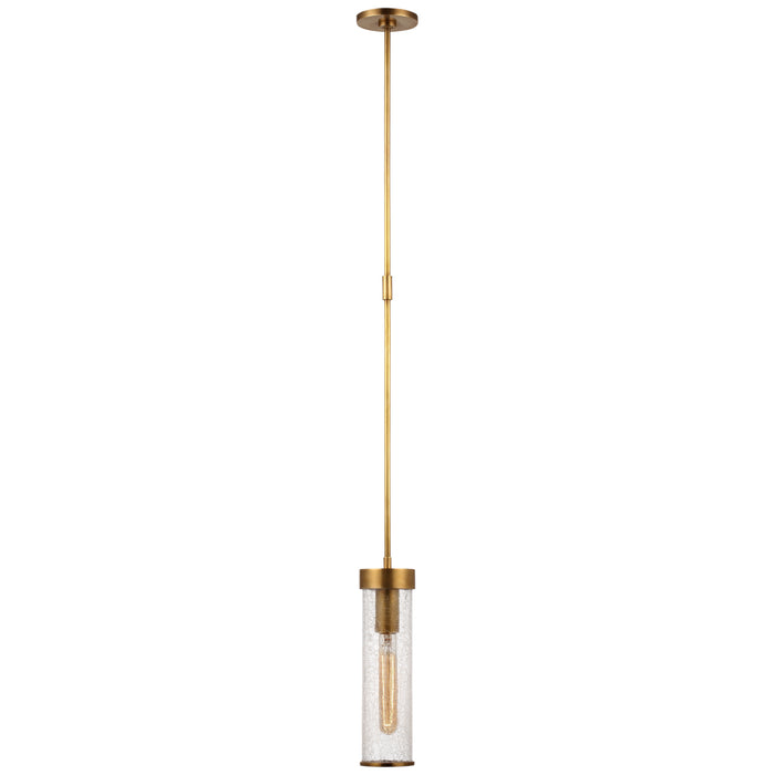 Visual Comfort Signature - KW 5116AB-CRG - LED Pendant - Liaison - Antique-Burnished Brass