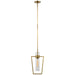 Visual Comfort Signature - S 5676HAB-CG - LED Pendant - Presidio - Hand-Rubbed Antique Brass