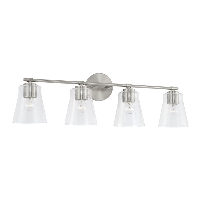 Capital Lighting - 146941BN-533 - Four Light Vanity - Baker - Brushed Nickel