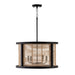 Capital Lighting - 344061FK - Four Light Pendant - Rico - Flat Black