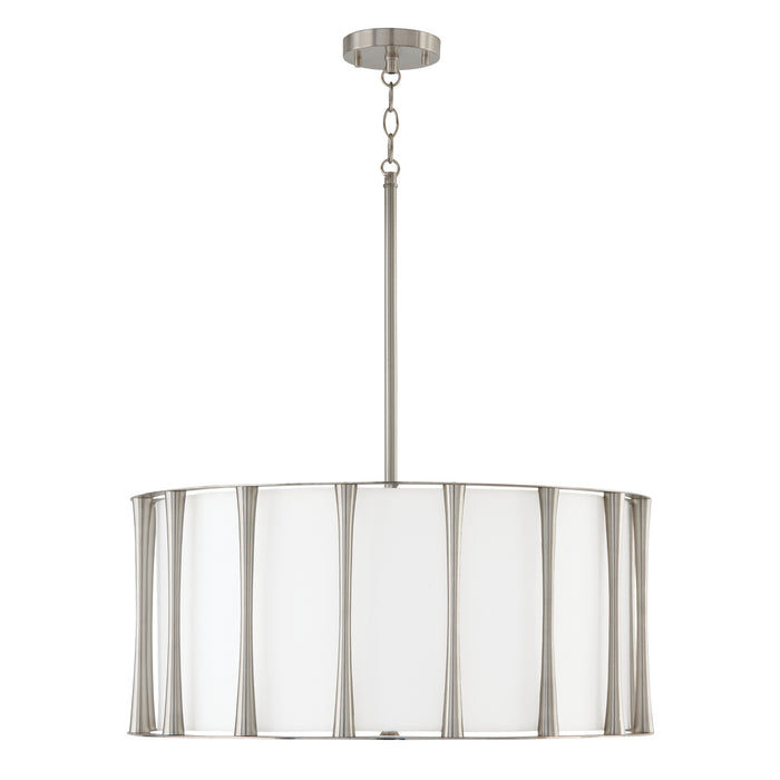 Capital Lighting - 344641BN - Four Light Pendant - Bodie - Brushed Nickel