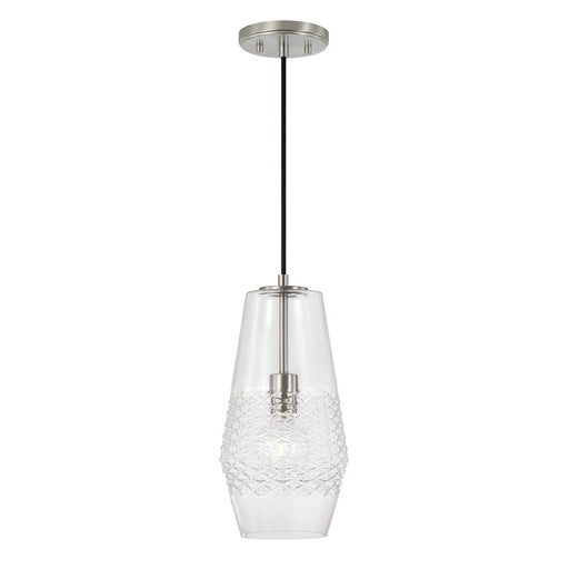 Capital Lighting - 345011BN - One Light Pendant - Dena - Brushed Nickel