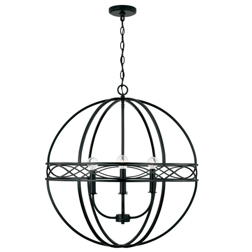 Capital Lighting - 345742MB - Four Light Pendant - Avery - Matte Black