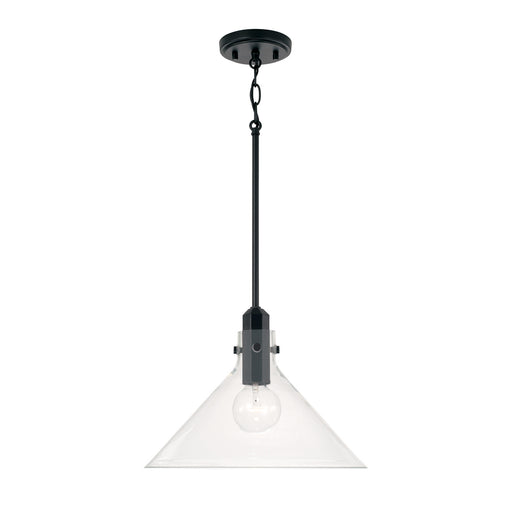 Capital Lighting - 345811MB - One Light Pendant - Greer - Matte Black