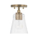 Capital Lighting - 346911AD-533 - One Light Pendant - Baker - Aged Brass