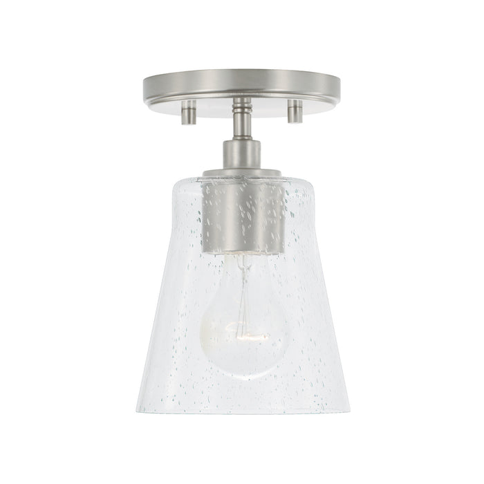 Capital Lighting - 346911BN-533 - One Light Pendant - Baker - Brushed Nickel