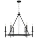 Capital Lighting - 445261IH - Six Light Chandelier - Ogden - Brushed Black Iron