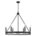 Capital Lighting - 445761MB - Six Light Chandelier - Avery - Matte Black