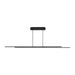 Visual Comfort Modern - 700LSSTG284B-LED927 - LED Linear Suspension - Stagger - Nightshade Black