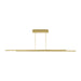 Visual Comfort Modern - 700LSSTG284NB-LED927-277 - LED Linear Suspension - Stagger - Natural Brass