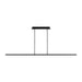 Visual Comfort Modern - 700LSSTG72B-LED927 - LED Linear Suspension - Stagger - Nightshade Black