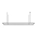 Visual Comfort Modern - 700LSSTG84B-LED927 - LED Linear Suspension - Stagger - Nightshade Black
