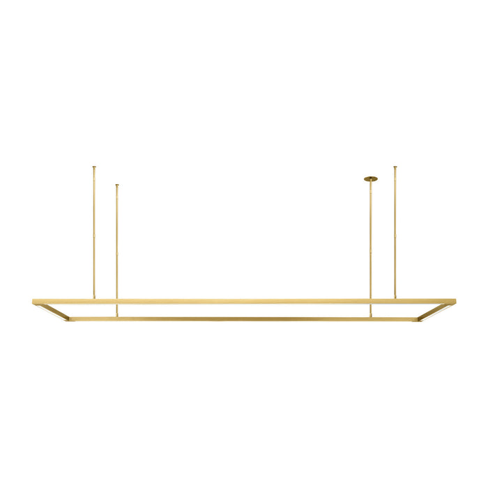 Visual Comfort Modern - 700LSSTG84NB-LED927 - LED Linear Suspension - Stagger - Natural Brass