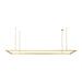 Visual Comfort Modern - 700LSSTG84NB-LED927 - LED Linear Suspension - Stagger - Natural Brass