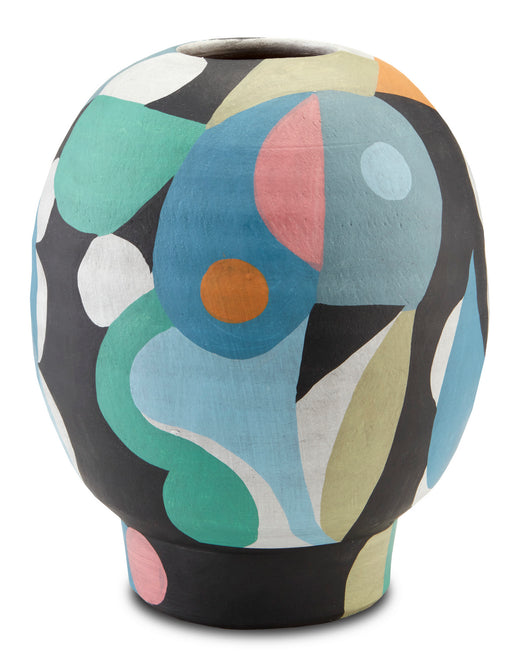 Currey and Company - 1200-0460 - Vase - So Nouveau - Blue/Green/Black/Yellow