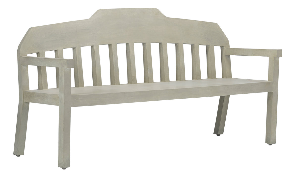 Currey and Company - 2000-0024 - Bench - Wates - Portland/Faux Bois