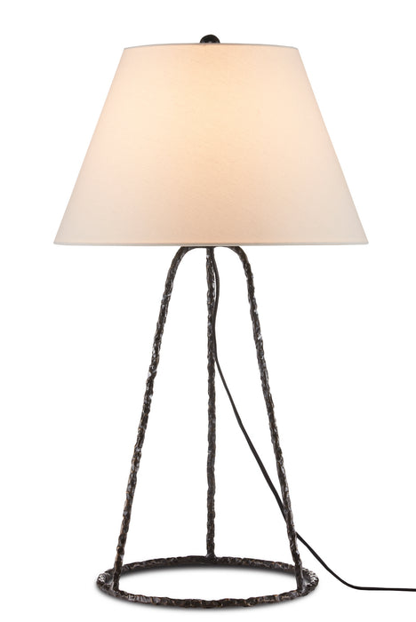 Currey and Company - 6000-0731 - One Light Table Lamp - Annetta - Dark Antique Brass