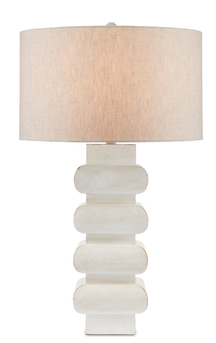 Currey and Company - 6000-0769 - One Light Table Lamp - Blondel - Whitewash