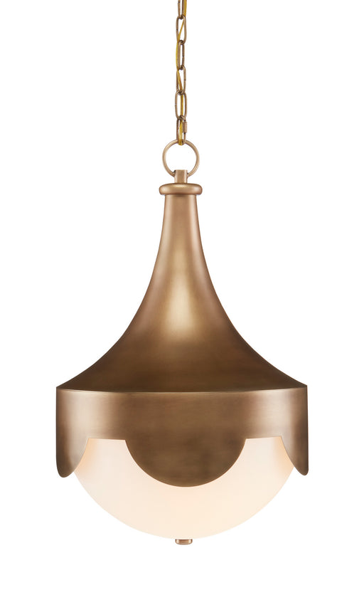 Currey and Company - 9000-0773 - LED Pendant - Pasha - Antique Brass
