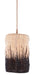 Currey and Company - 9000-0788 - One Light Pendant - Comme Des Paniers - Khaki/Black