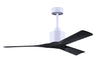 Matthews Fan Company - NK-MWH-BK-52 - 52"Ceiling Fan - Nan - Matte White