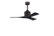 Matthews Fan Company - NK-TB-BK-42 - 42"Ceiling Fan - Nan - Textured Bronze