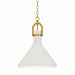 Maxim - 12383WTSBR - One Light Pendant - Lumi - Satin Brass