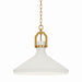 Maxim - 12386WTSBR - One Light Pendant - Lumi - Satin Brass