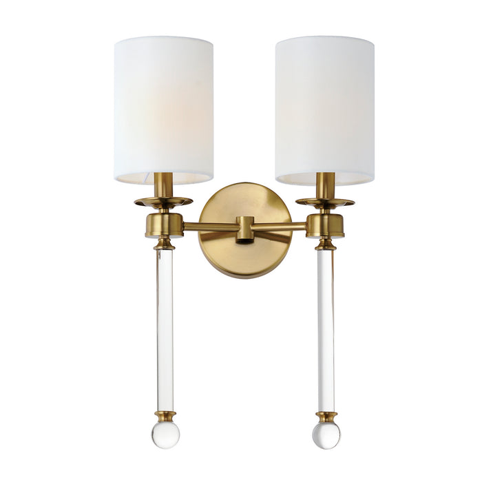 Maxim - 16108WTCLHR - Two Light Wall Sconce - Lucent - Heritage