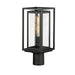 Maxim - 3030CDBK - One Light Outdoor Post Mount - Cabana - Black