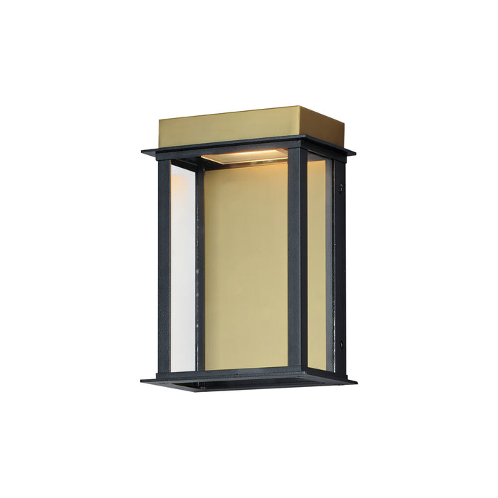 Maxim - 50752BKGLD - LED Outdoor Wall Sconce - Rincon - Black / Gold