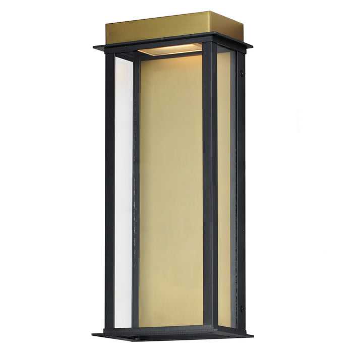 Maxim - 50754BKGLD - LED Outdoor Wall Sconce - Rincon - Black / Gold