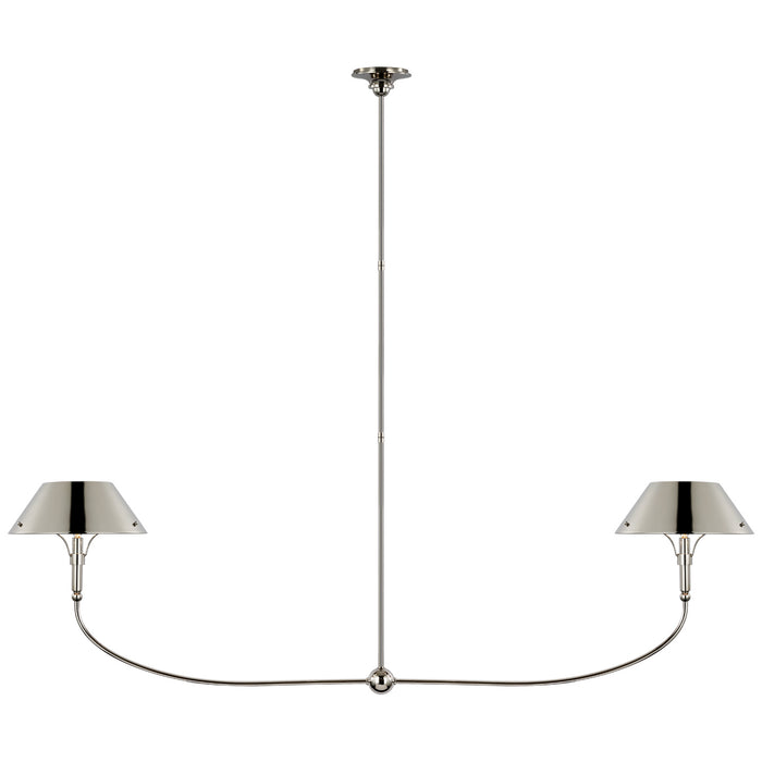 Visual Comfort Signature - TOB 5728PN-PN - LED Linear Chandelier - Turlington - Polished Nickel