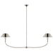 Visual Comfort Signature - TOB 5728PN-PN - LED Linear Chandelier - Turlington - Polished Nickel