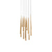 Modern Forms - PD-41815R-AB - LED Pendant - Cascade - Aged Brass
