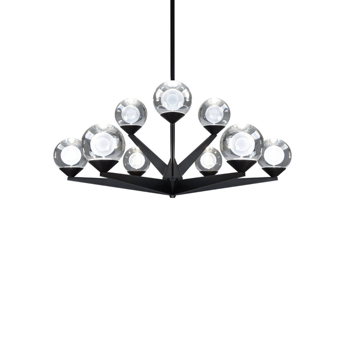 Modern Forms - PD-82027-BK - LED Chandelier - Double Bubble - Black