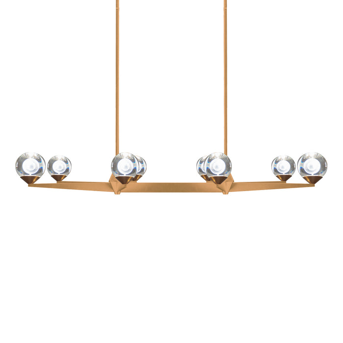 Modern Forms - PD-82044-AB - LED Chandelier - Double Bubble - Aged Brass