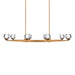 Modern Forms - PD-82044-AB - LED Chandelier - Double Bubble - Aged Brass