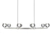 Modern Forms - PD-82044-SN - LED Chandelier - Double Bubble - Satin Nickel