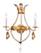 Lucas + McKearn - SC1036-2 - Two Light Wall Sconce - Monteleone - Antique Gold