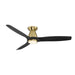 Modern Forms Fans - FH-W2202-54L27SBMB - 54"Ceiling Fan - Skylark - Soft Brass/Matte Black